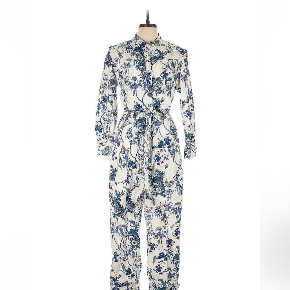 *rare* floral Anthropologie jumpsuit